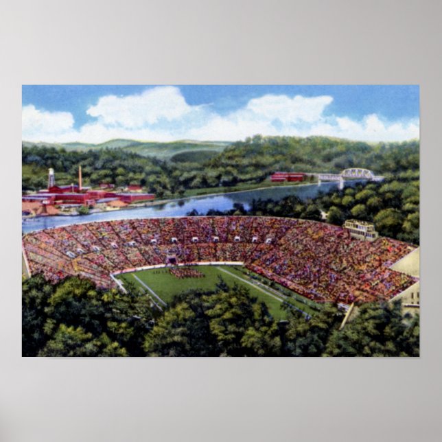 Pôster Estádio Tennessee Knoxville (Frente)