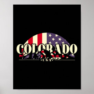 Poster Estado americano Colorado