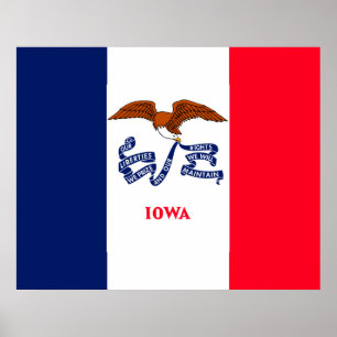 Poster Estado de Iowa Design