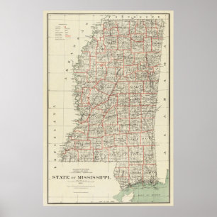Pôster Estado de Mississippi