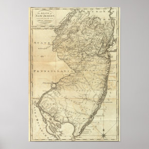 Pôster Estado de New-jersey