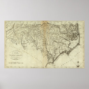 Poster Estado de North Carolina 2