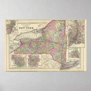 Pôster Estado de Nova Iorque