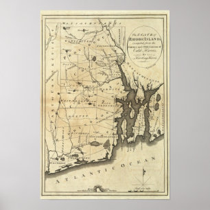 Pôster Estado de Rhode Island
