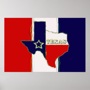 PÔSTER ESTADO DO TEXAS