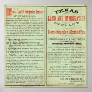 Poster Estado do Texas