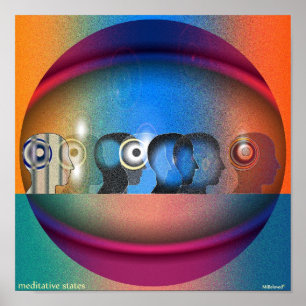 Pôster Estados Meditativos