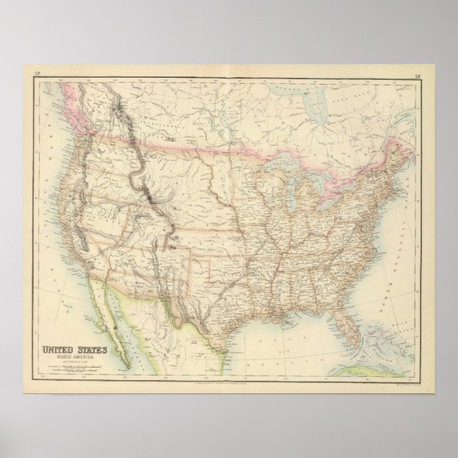 Pôster Estados Unidos (Frente)