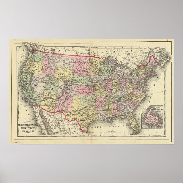 Poster Estados Unidos 28 (Frente)