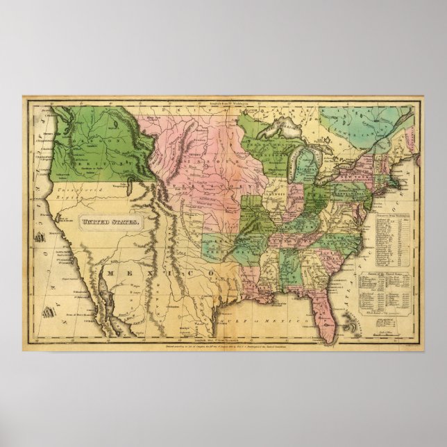 Pôster Estados Unidos 36 (Frente)