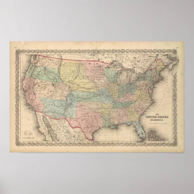 Pôster Estados Unidos da América (Frente)