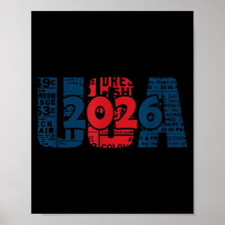 Poster Estados Unidos da América - 250 Anos - 2026 - EUA