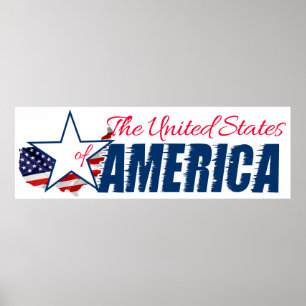 Poster Estados Unidos da América 4 de julho