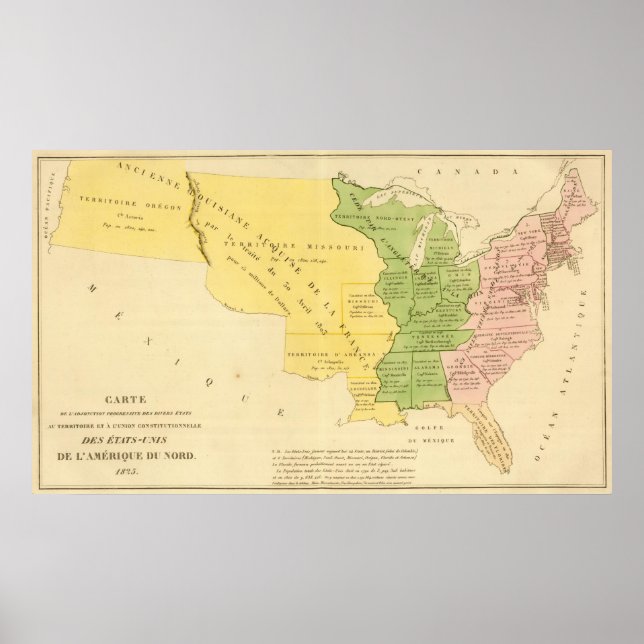Pôster Estados Unidos da América do Norte (Frente)