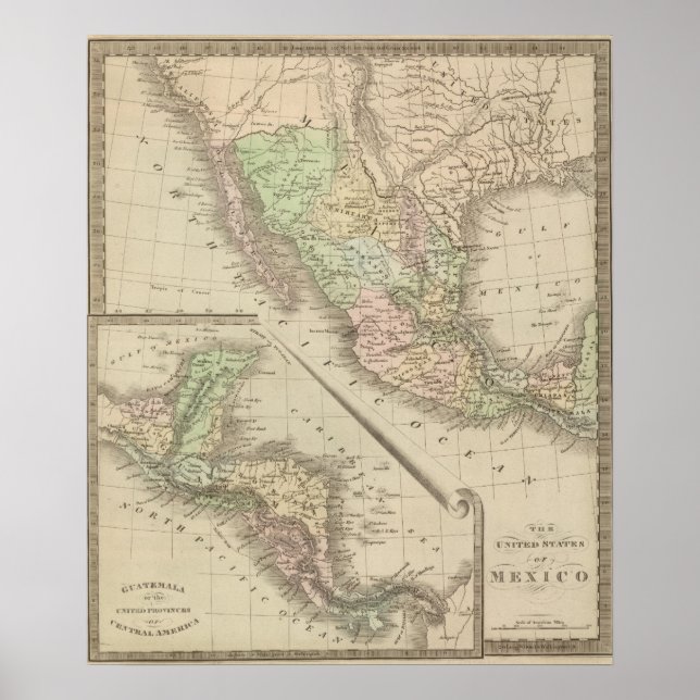 Pôster Estados Unidos do México (Frente)