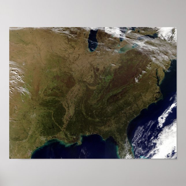 Pôster Estados Unidos orientais (Frente)