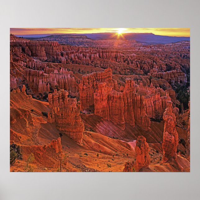 Poster Estados Unidos, Utah, Bryce Canyon National Park. (Frente)