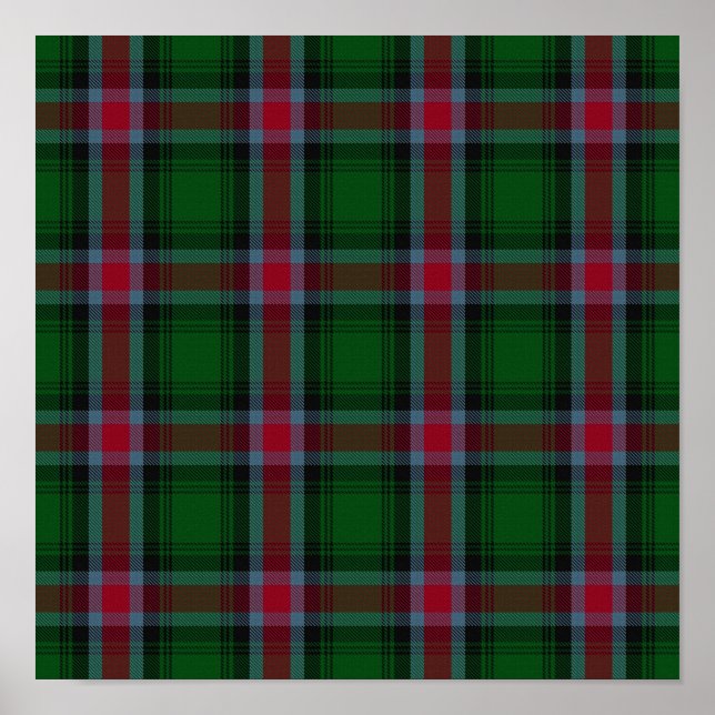 Poster Estadual norte-americano Tartan - Georgia - Downlo (Frente)