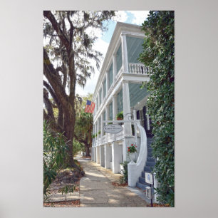 Poster Estalagem Histórica de Beaufort, Carolina do Sul
