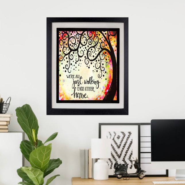 Poster Estamos caminhando um ao outro. (Criador carregado)