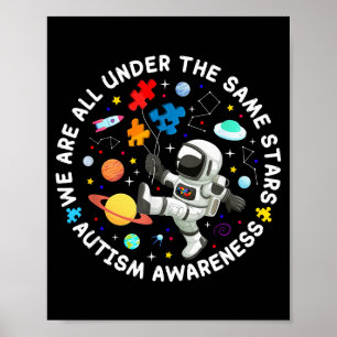 Poster Estamos sob as mesmas estrelas espaço conscientiza