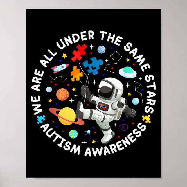 Poster Estamos sob as mesmas estrelas espaço conscientiza (Frente)