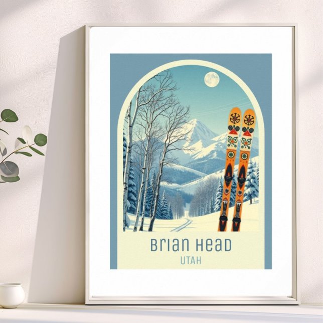 Poster Estância de esqui Brian Head Utah  (Criador carregado)