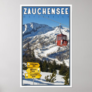 Poster Estância de esqui de Zauchensee