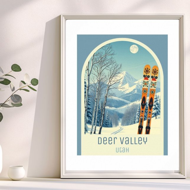Poster Estância de esqui Deer Valley Utah  (Criador carregado)