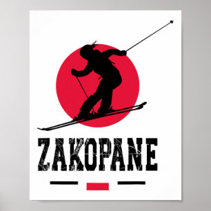 Poster Estância de esqui Zakopane Polônia Tatra Esqui pol