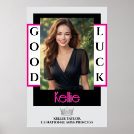 Poster Estandarte de Porta Personalizado Pageant Essentia