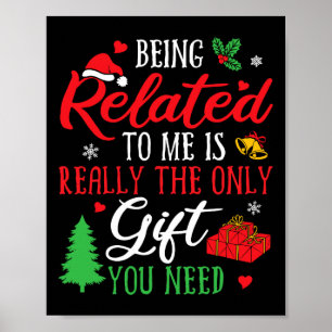 Poster Estar Relacionado A Mim - Feliz Natal De Natal