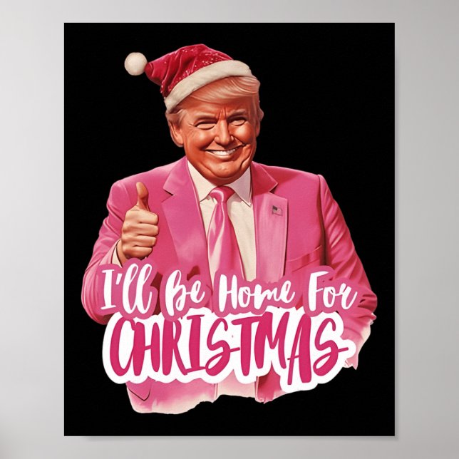 Poster Estarei em casa no Natal3 (Frente)
