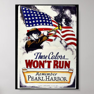 Pôster Estas cores, não funcionarão, Pearl Harbor