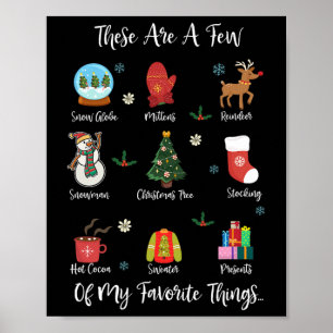 Poster Estas São Algumas Das Minhas Coisas Favoritas