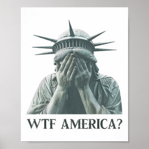 Poster Estátua Americana Da Liberdade