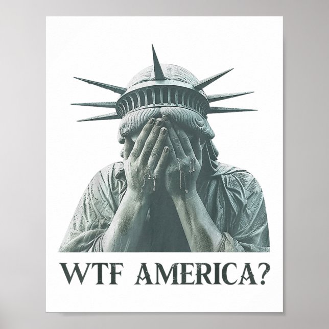 Poster Estátua Americana Da Liberdade (Frente)