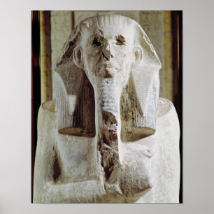 Pôster Estátua assentada do rei Djoser