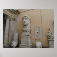 Estátua coloossal de Constantine, Roma, 315-220