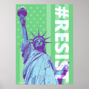 Poster Estátua Da Arte Resistente À Liberdade