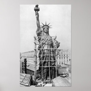 Poster Estátua da Construção da Liberdade - Paris - 18