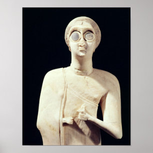 Poster Estátua da Deusa Excelente, de Diga Asmar