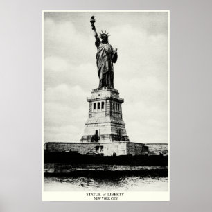 Pôster Estátua da liberdade 1898