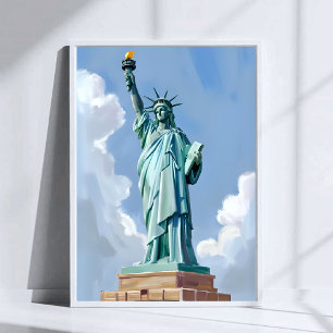 Poster Estátua da Liberdade Cidade de Nova York