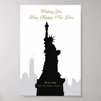 Poster Estátua da Liberdade & Nova York
