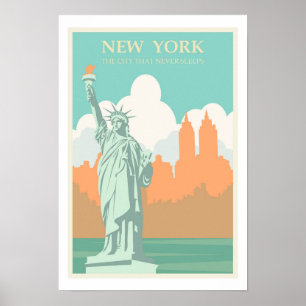 Poster Estátua da Liberdade, Nova York