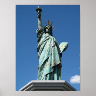 Pôster Estátua da Liberdade, Odaiba, Tóquio, Japão
