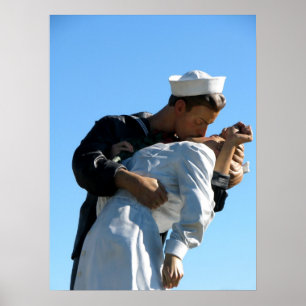 Poster "Estátua da rendição incondicional" - Sarasota,