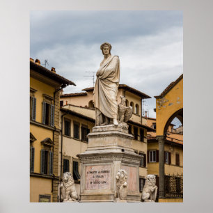 Poster Estátua Dante Alighieri