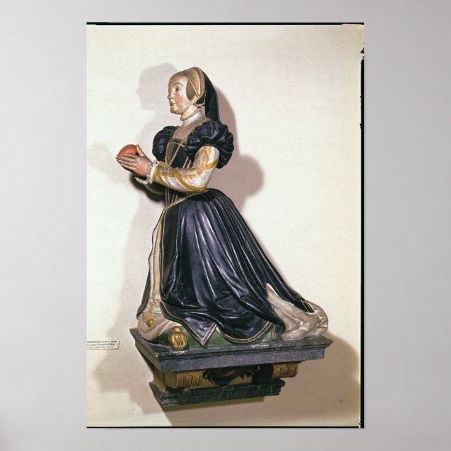Pôster Estátua de Antoinette de Fontette (Frente)